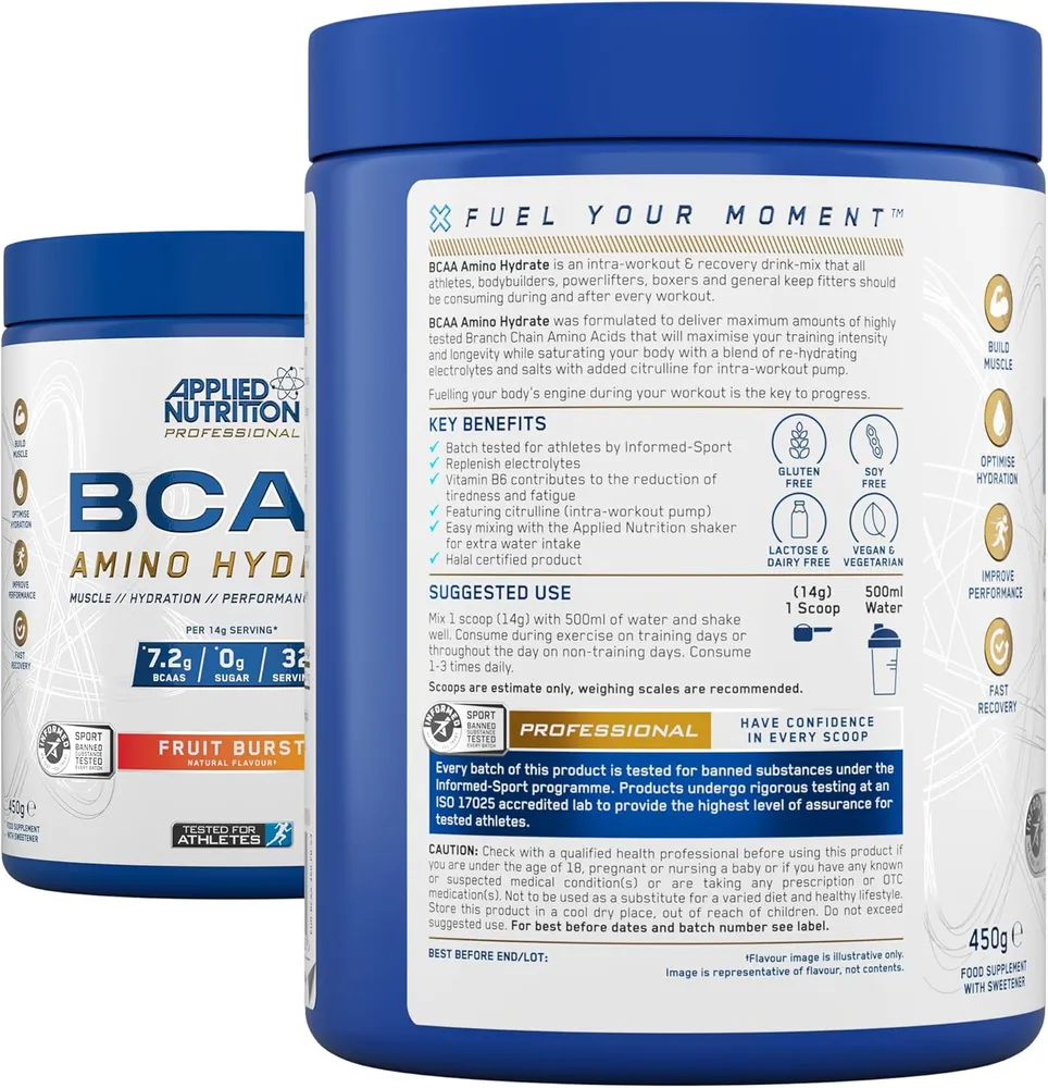 Applied Nutrition BCAA Amino Hydrate 32 Sev - Image 4