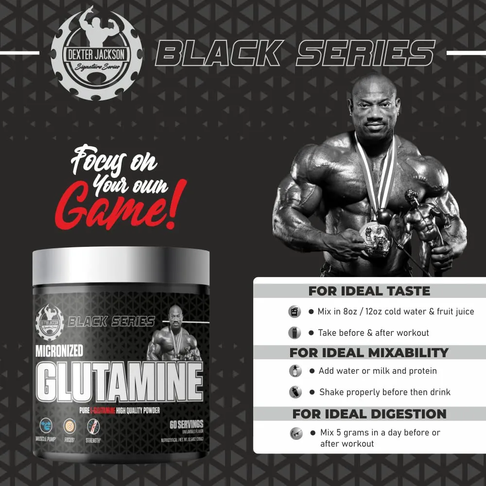 Dexter Jackson Black Series Micronized Glutamine - Image 5