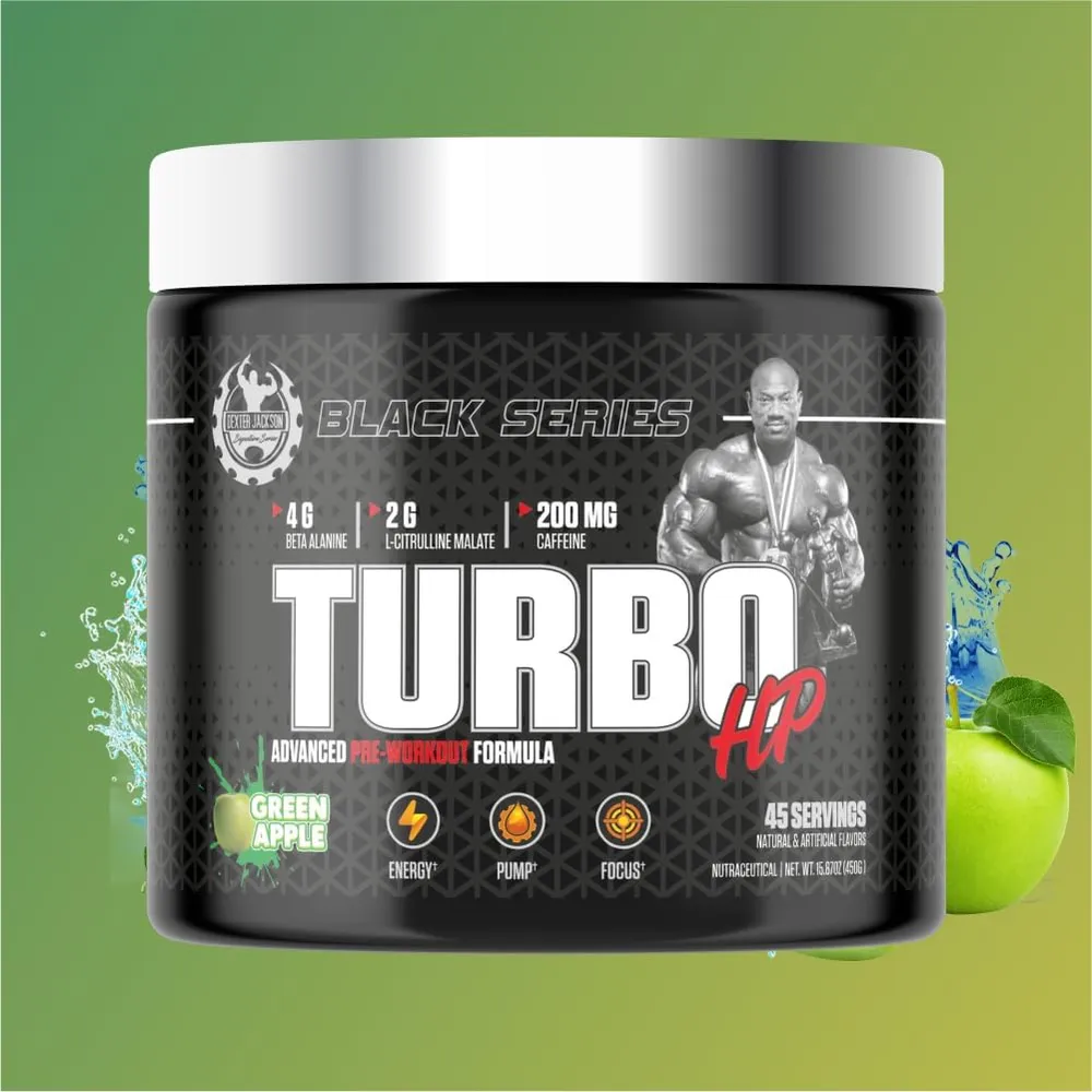 Dexter Jackson Black Series Turbo HP Pre Workout - Image 2