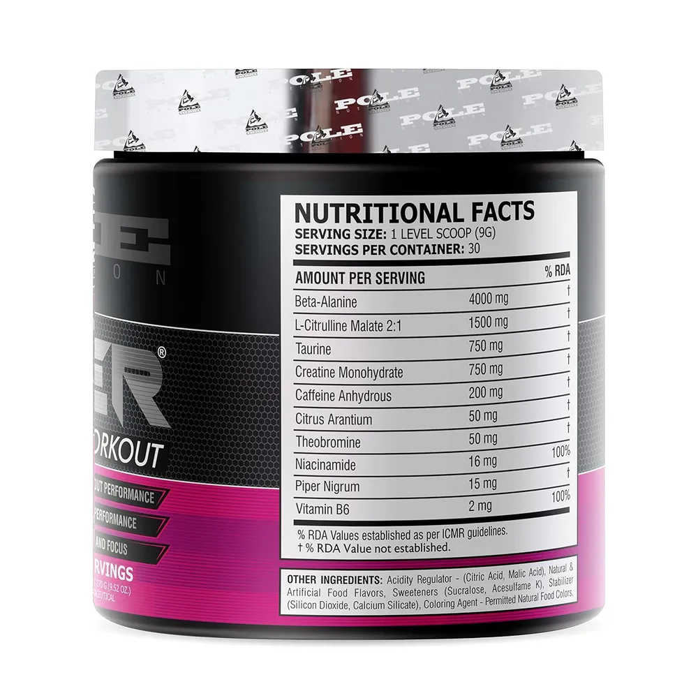 Pole Nutrition Teazer Pre-Workout - Image 4